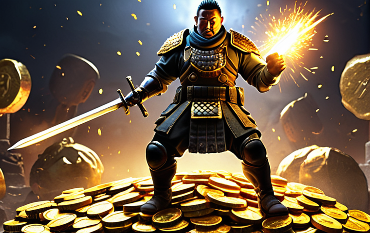 **

A triumphant "Tang Tang Commandos" character, powerfully armed and armored, standing atop a pile of gold coins amidst a battlefield.  The character is surrounded by glowing weapon upgrade icons and skill enhancement effects.  The overall tone is one of victory and strategic investment.

**